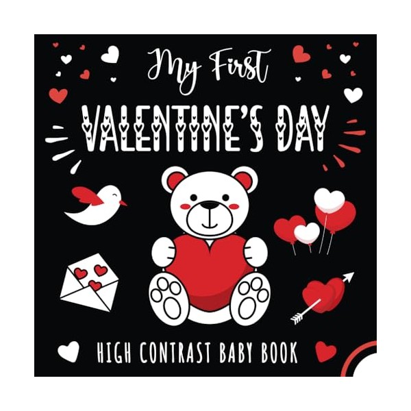  My First Valentine's Day | High Contrast Baby Book: