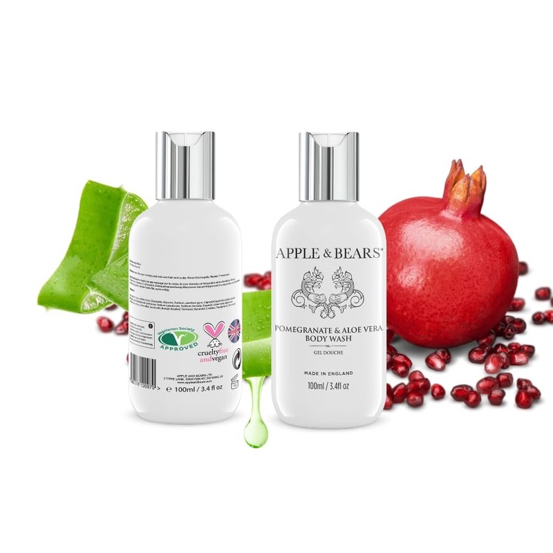 Pomegranate & Aloe Vera Travel Set - Body Wash &