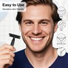 Matte Black Double Edge Safety Razor with Stand, Single Blade