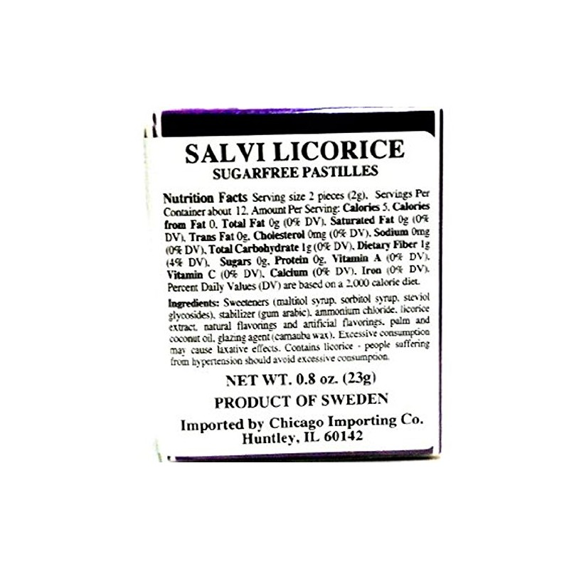 Läkerol Licorice Sugar Free Pastilles (4 Pack/Boxes) Imported Swedish Licorice