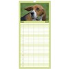 Family Planner 2025 - Beagle with 5 Columns (Wall Calendar,