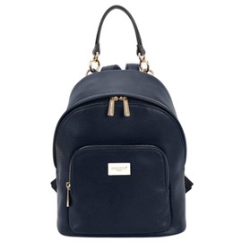 David Jones - Women's Fashion Backpack Purse Small - Ladies Casual Mini Daypack PU Leather - Girl Rucksack Satchel Shoulder Handbag Zipper Pockets - Trendy School Bag City College Teenager - Dark Blue