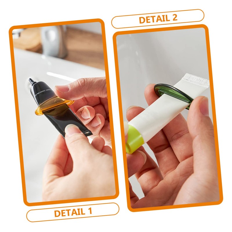 KOMBIUDA 3pcs Toothpaste Squeezer Face Wash Dispenser Hand Tool Home