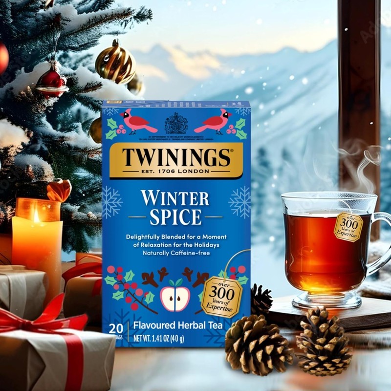 Twinings Holiday Sweet & Spicy Tea Variety 2-Pack – Caffeinated