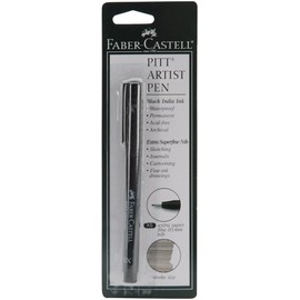 Faber-Castell Pitt Artists' Pens carded extra superfine tip black