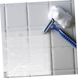 Baluue 20pcs Hair Catcher Sheets Disposable Bathroom Drain Beard Sink Catchers for Shaving Non-sticky Easy to Use for Home Hotel Salon