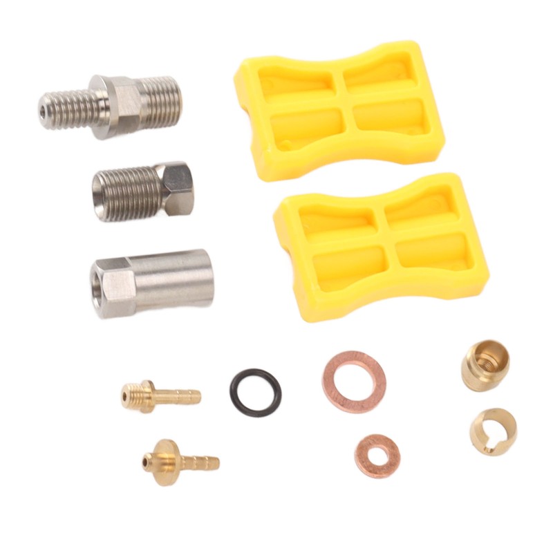 Bike Brake Hose Connector Aluminum Alloy Hydraulic Brake Hose Straight