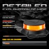 DAYSEN LED Amber Beacon Strobe Light, 4.2" Flashing Emergency Lights,