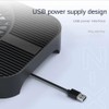 Yieidui Z-X3 Router Cooling Base with 140mm USB Fan, Bracket
