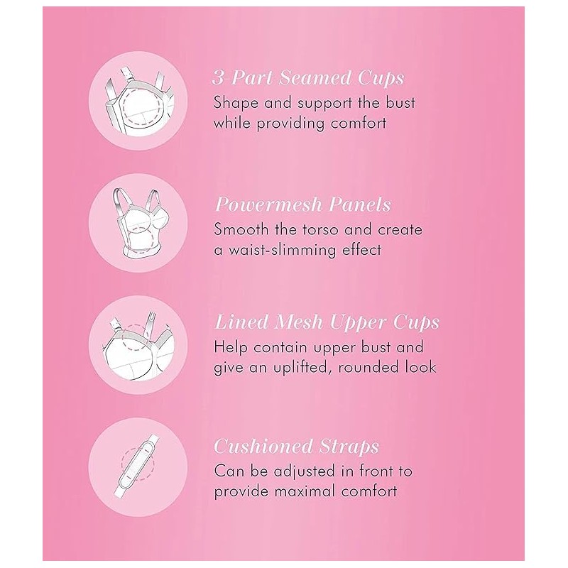 Exquisite Form 5107532 Fully Slimming Wireless Back & Posture Support