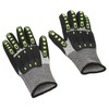 1 Pair Cut Resistant TPR Protective Impact Gloves Men Women