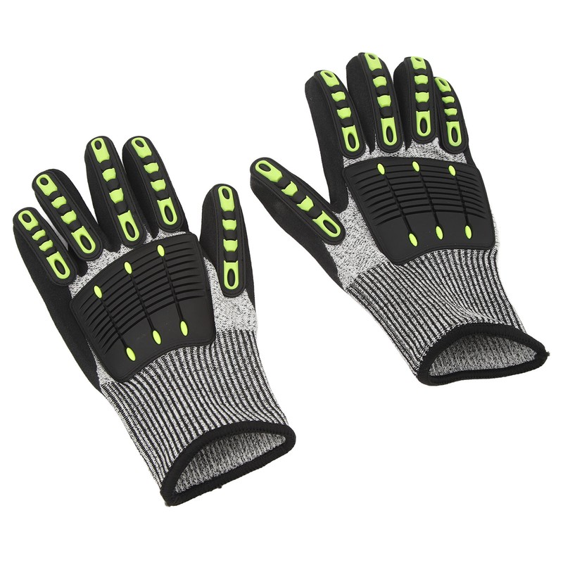 1 Pair Cut Resistant TPR Protective Impact Gloves Men Women