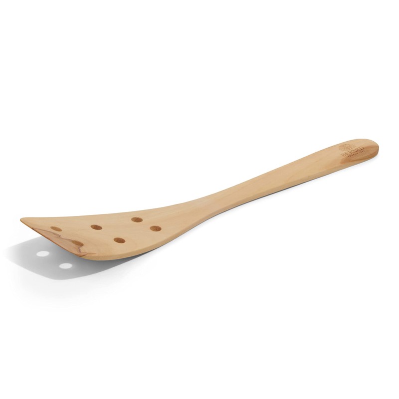 Bérard Olive Wood Spatula with 6 Holes Kitchen Aid Olive