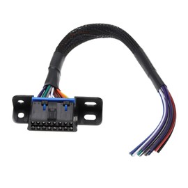 The Lord of the Tools 12 Inch Female 16 Pin OBD2 Hidden Dash Connector or Other Connection DIY Multiple Cables J1962F