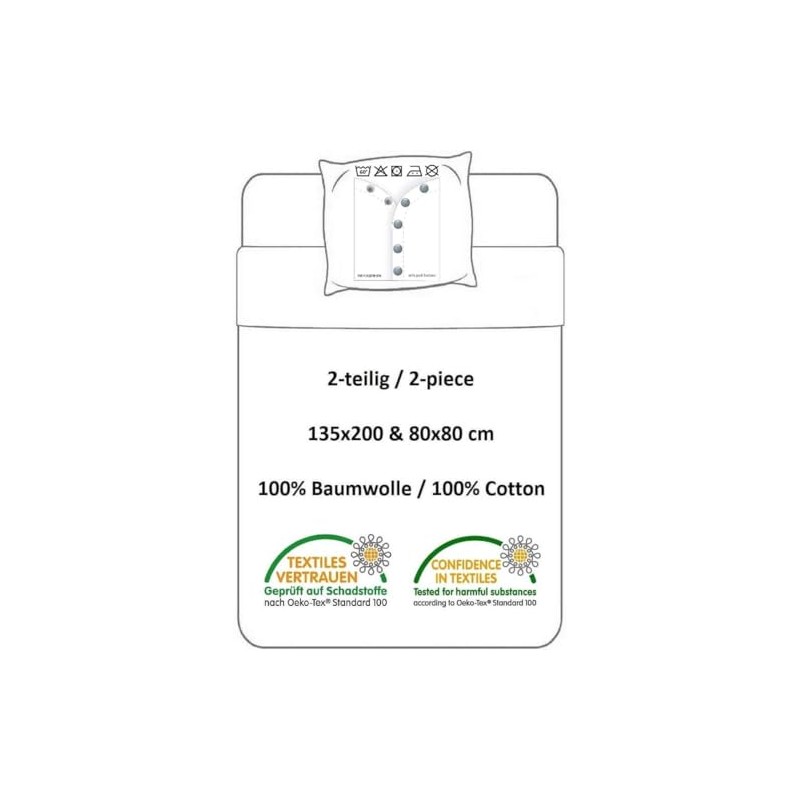 BrandMac Bed Linen Set with Polar Bear 135 x 200