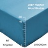 MOHAP Warm Fitted Sheet Set King Size 16" Deep Pocket