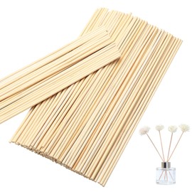 KOXXIAMOQ 250 Pcs Wooden Sticks for Crafting, Balsa Wood Sticks, Round Wooden Dowels, Natural Wood Craft Dowel Rods Pins Batons for Carving DIY Crafts Model Making Decoration(4 x 300 mm, Round)