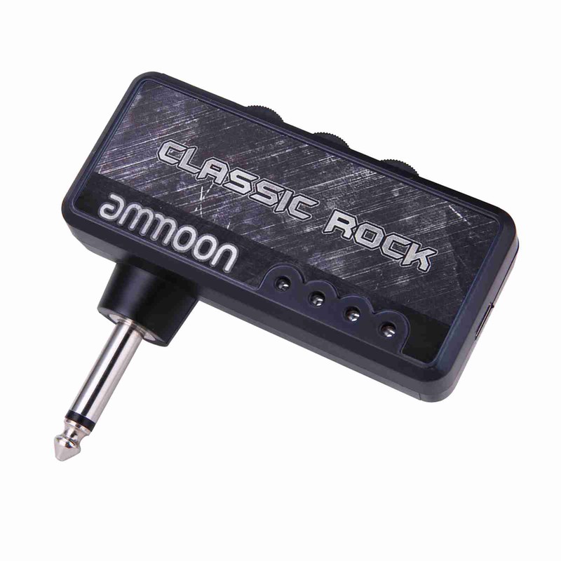 Electric Guitar Headphone Amplifier Amp 3.5mm Headphone Jack Aux In