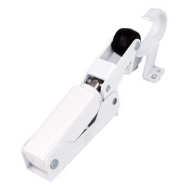 Amig - Door Stop - Hydraulic Door Closer - Made of Aluminium - Dimensions: 108 x 32 mm - Ideal for Door Brake, Door Stop or Damper - Colour: White - Maximum Weight 40 kg