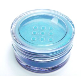 Pure Ziva Turquoise Jade Metallic Blue Teal Single Loose Powder Eyeshadow; Talc, Paraben & Cruelty Free, Vegan