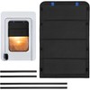 RV Door Window Shade, New Model Foldable RV Blackout Window