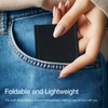 Portable Folding Travel Mirror, Adjustable Ultrathin Rectangular Mirror for Camping,