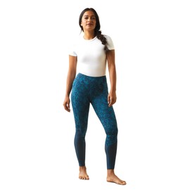 ARIAT Women's Eos Full Seat Tight, Deep Petroleum Camo Floral, Size Small