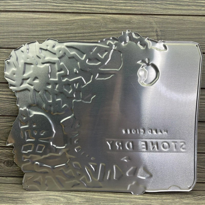 Angry Orchard Hard Cider Stone Dry Apple Tree Logo Metal