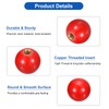 QUARKZMAN Pack of 5 Threaded Ball Knobs, M6 Female Thread