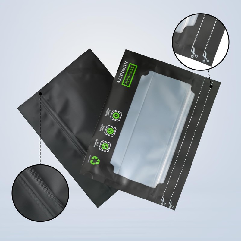 Reusable Storage Bags for 30 g, Airtight Storage Bags with