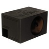 Q Power Single 8-Inch Vented Chamber Subwoofer Box, Side-Ported Design