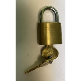 Padlock WILSON BOHANNAN  620KD Brass 5 Pin Vintage W/2 Keys