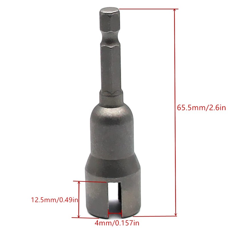 2PCS Power Wing Nut Driver, 1/4 Inch Hex Shank Slot