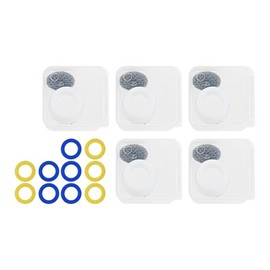 Mtsooning #12 Ceramic (5 Pack) White TIG Welding Cups with 3/32" Diffuser fit Torch WP 9/20/25 Series