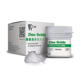 DSI Zinc_Oxide Powder 80g | Temporary_Restoration_Cementation In Combination With_Eugenol | Dental Supply