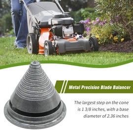 VIKKSAER 2PCS Metal Precision Blade Balancer, Suitable for Balancing Lawnmower Blades After Sharpening, Sliver