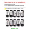 for Genesis Key Fob Cover Leather Case Keychain Fits G70