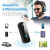 Bluetooth 5.0 Transmitter and Receiver, Brifit 2-in-1 Wireless Bluetooth Adapter,
