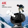 Handheld Gimbal Integrated Camera, 30m Waterproof Action Pocket Camera with