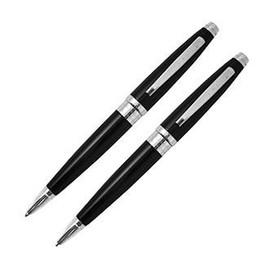 Cross AT0201A-5 Bradbury Ball Point Pen and 0.7 MM Pencil Set - Black
