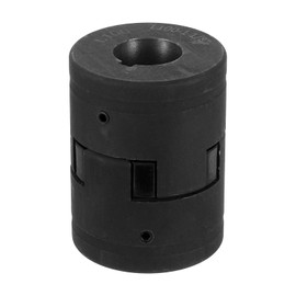 uxcell 1-1/8" to 1-1/4" L100 Flexible 3-Piece L-Jaw Coupling Coupler Set & Buna-N NBR Rubber Spider for Log Splitter Hybrid Equipment