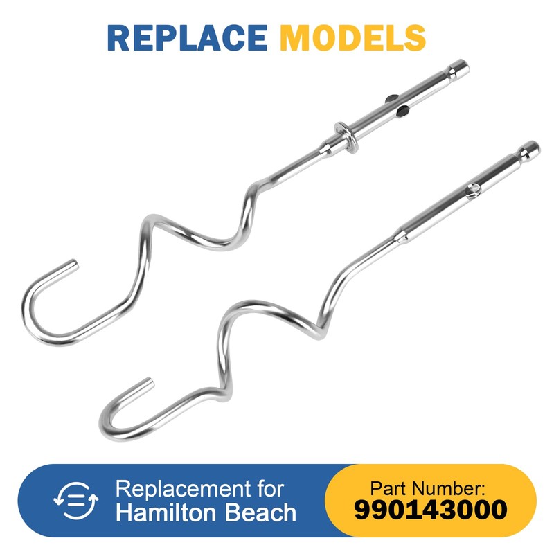 CHAR YONG Replacement for Hamilton Beach Mixer Dough Hooks for