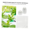 Mipcase 50Pcs Hydroponic Plants Insulation Covers Transparent Planting Covers for