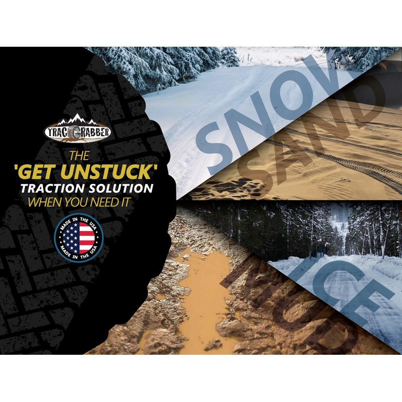 TRACGRABBER Tire Traction Device for Oversized Tires on Trucks/SUVs, Set