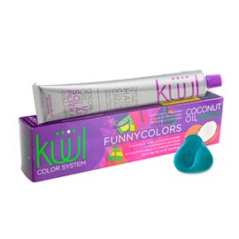KÜÜL - Color System Funny Colors Tinte Semipermanente Tono Azul Celeste 90 ml, Filtro UV y Colágeno, Prolonga Intensidad del Color, Aporta Hidratación, Brillo y Sedosidad, Coloración Cabello