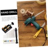 COHEALI 1 Set Hand Drill Tool Kit with Precision Pin