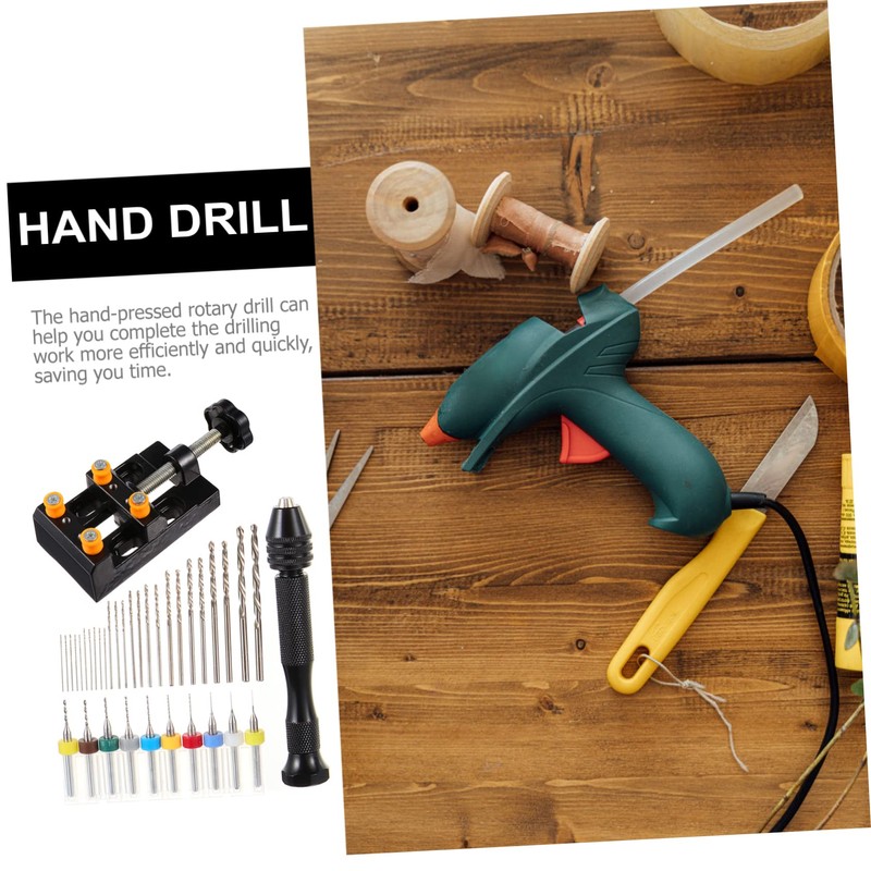 COHEALI 1 Set Hand Drill Tool Kit with Precision Pin