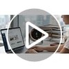 HAGEDAWN Ultra-Quiet Small Desk Fan with Touch Control & LED