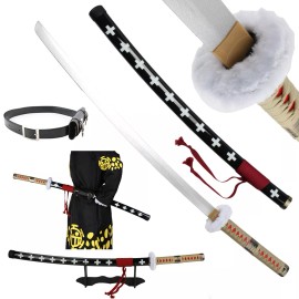 Unbranded 104cm One piece Zoro Sword Anime Cosplay Katana Enma Kitetsu Shusui Toys Swords - Death Surgeon Trafalgar Law