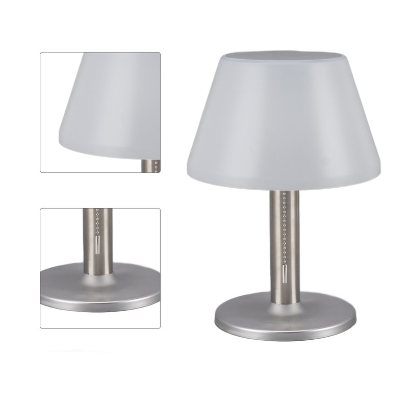 Solar Table Lamp LED Waterproof 3 Levels Adjustable Solar Desk